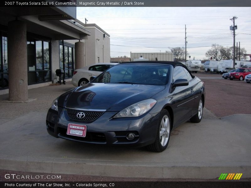 Magnetic Gray Metallic / Dark Stone 2007 Toyota Solara SLE V6 Convertible