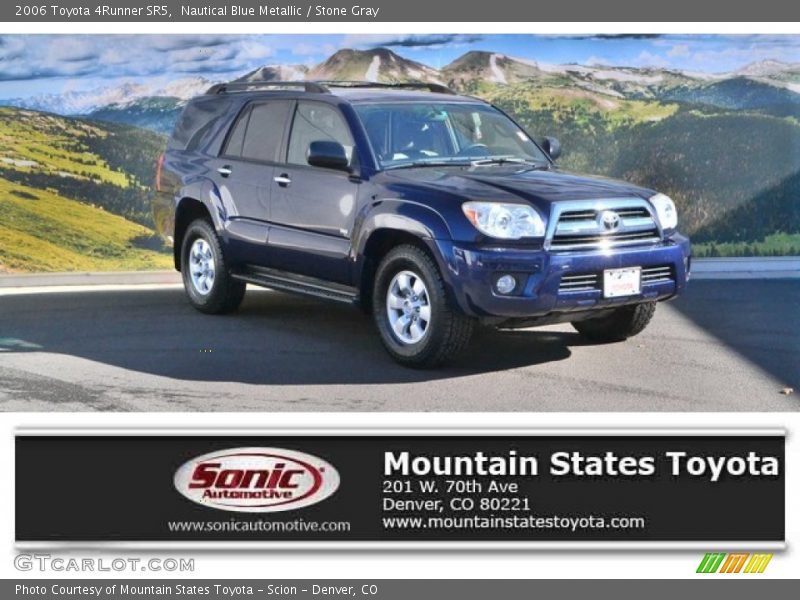 Nautical Blue Metallic / Stone Gray 2006 Toyota 4Runner SR5