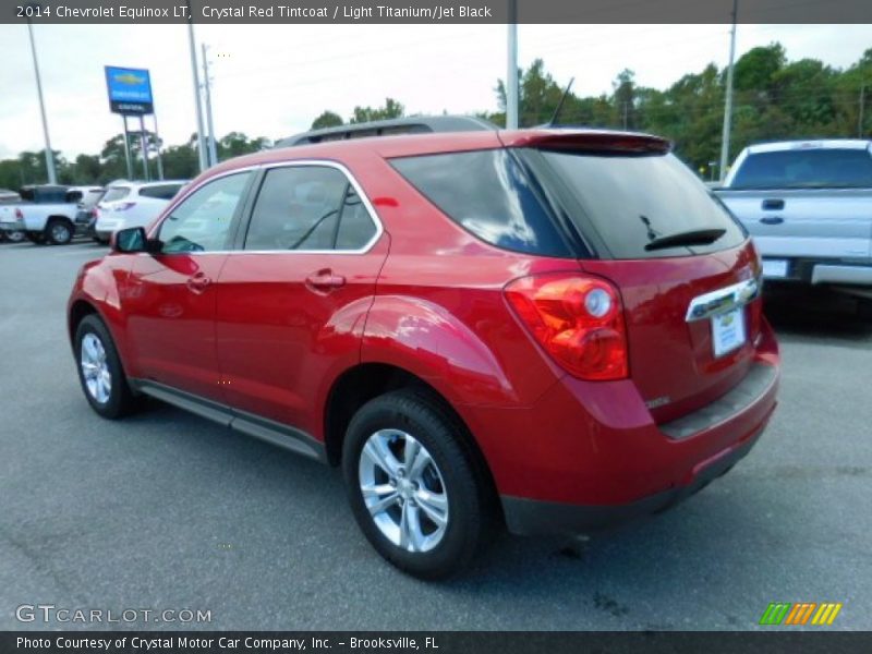 Crystal Red Tintcoat / Light Titanium/Jet Black 2014 Chevrolet Equinox LT