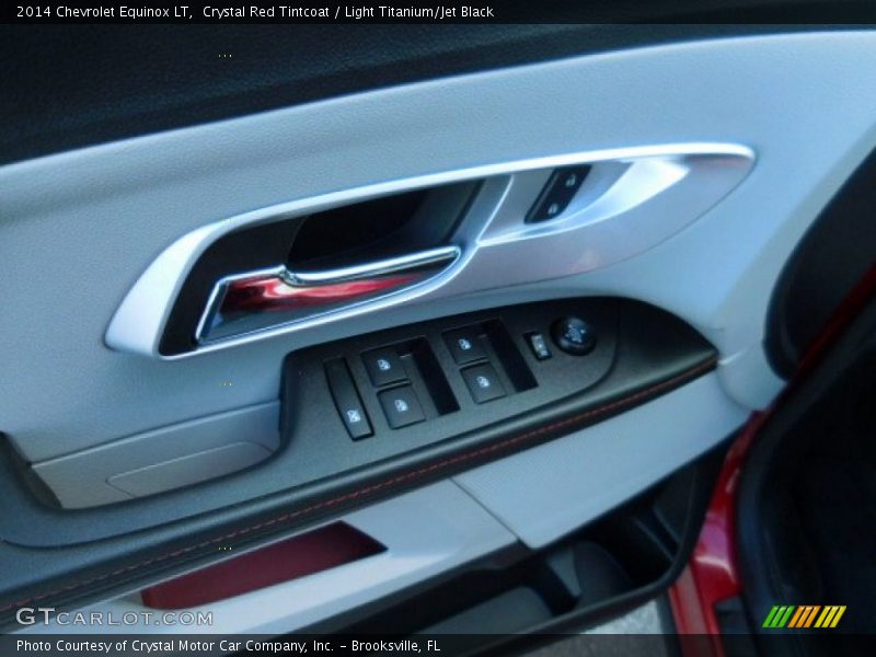 Crystal Red Tintcoat / Light Titanium/Jet Black 2014 Chevrolet Equinox LT