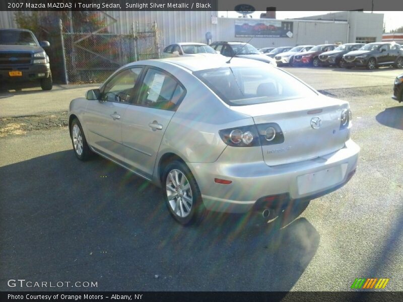 Sunlight Silver Metallic / Black 2007 Mazda MAZDA3 i Touring Sedan