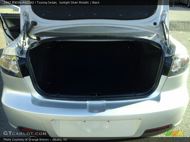 Sunlight Silver Metallic / Black 2007 Mazda MAZDA3 i Touring Sedan