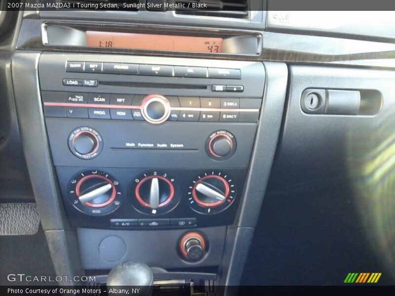 Sunlight Silver Metallic / Black 2007 Mazda MAZDA3 i Touring Sedan