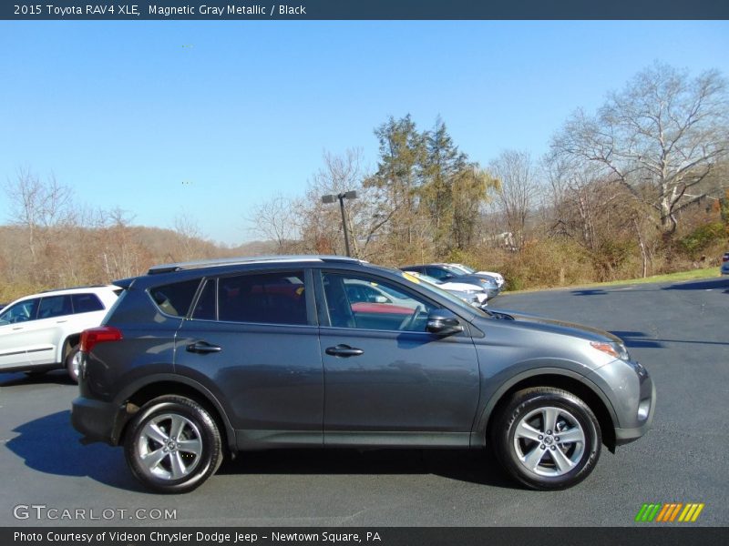 Magnetic Gray Metallic / Black 2015 Toyota RAV4 XLE