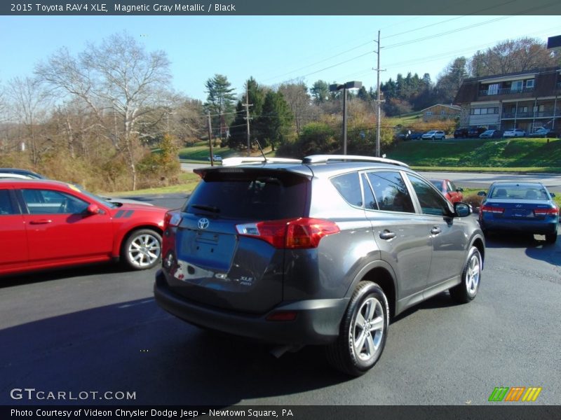 Magnetic Gray Metallic / Black 2015 Toyota RAV4 XLE