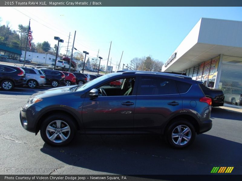 Magnetic Gray Metallic / Black 2015 Toyota RAV4 XLE