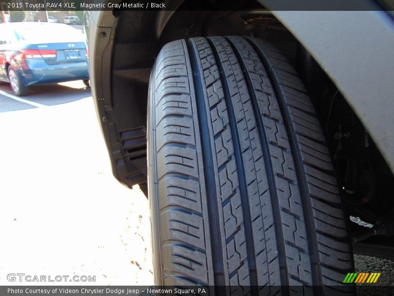 Magnetic Gray Metallic / Black 2015 Toyota RAV4 XLE