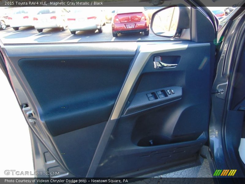 Magnetic Gray Metallic / Black 2015 Toyota RAV4 XLE