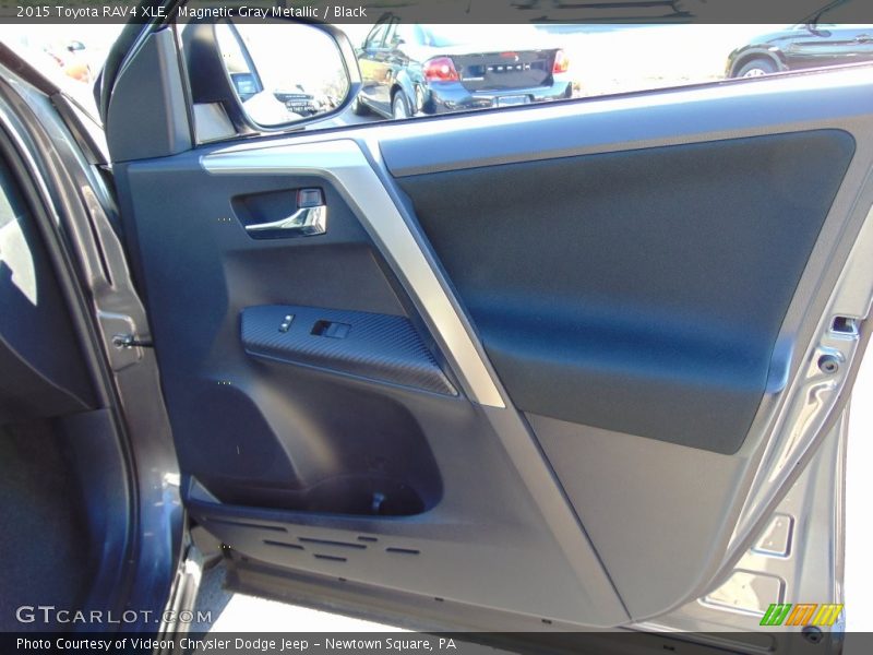 Magnetic Gray Metallic / Black 2015 Toyota RAV4 XLE