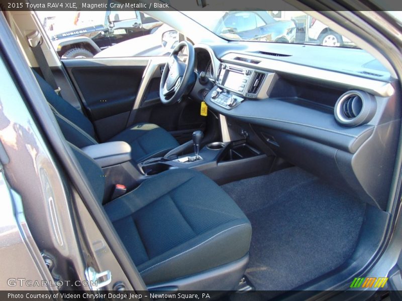 Magnetic Gray Metallic / Black 2015 Toyota RAV4 XLE