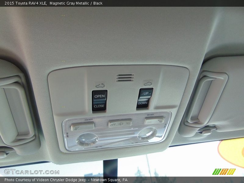 Magnetic Gray Metallic / Black 2015 Toyota RAV4 XLE
