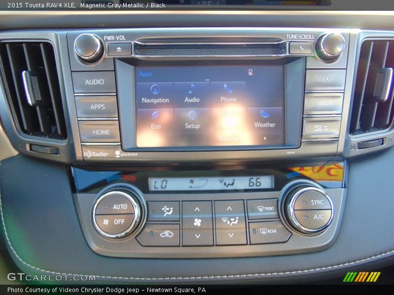 Magnetic Gray Metallic / Black 2015 Toyota RAV4 XLE