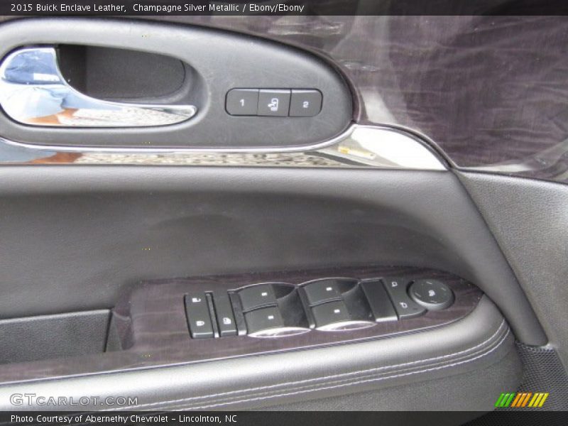Champagne Silver Metallic / Ebony/Ebony 2015 Buick Enclave Leather