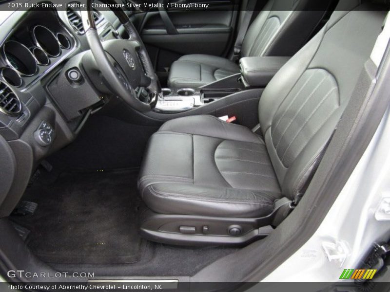 Champagne Silver Metallic / Ebony/Ebony 2015 Buick Enclave Leather