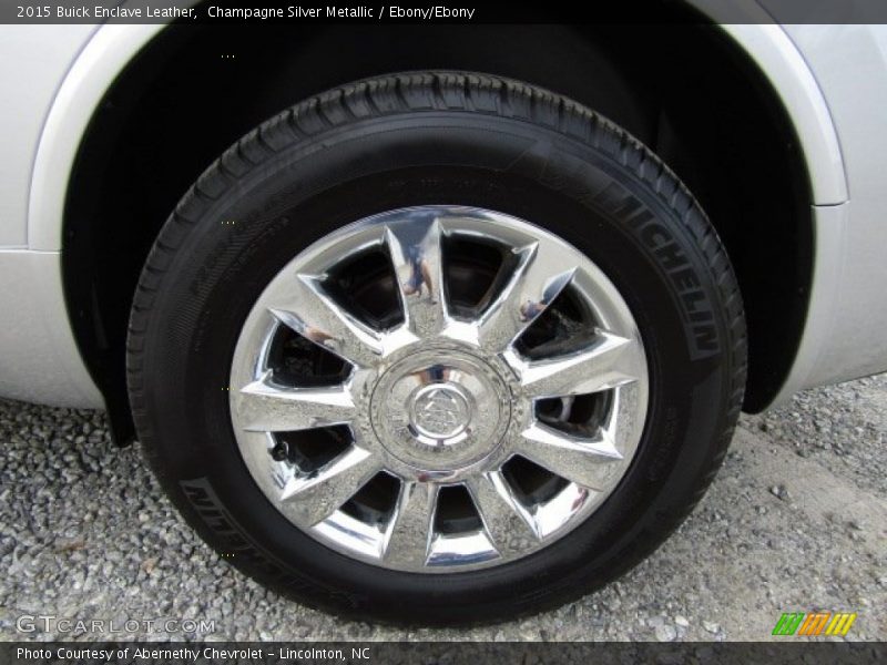 Champagne Silver Metallic / Ebony/Ebony 2015 Buick Enclave Leather