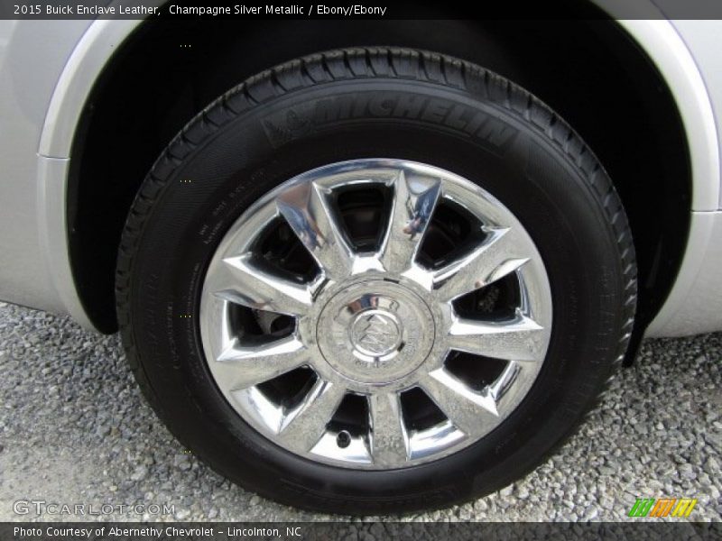 Champagne Silver Metallic / Ebony/Ebony 2015 Buick Enclave Leather