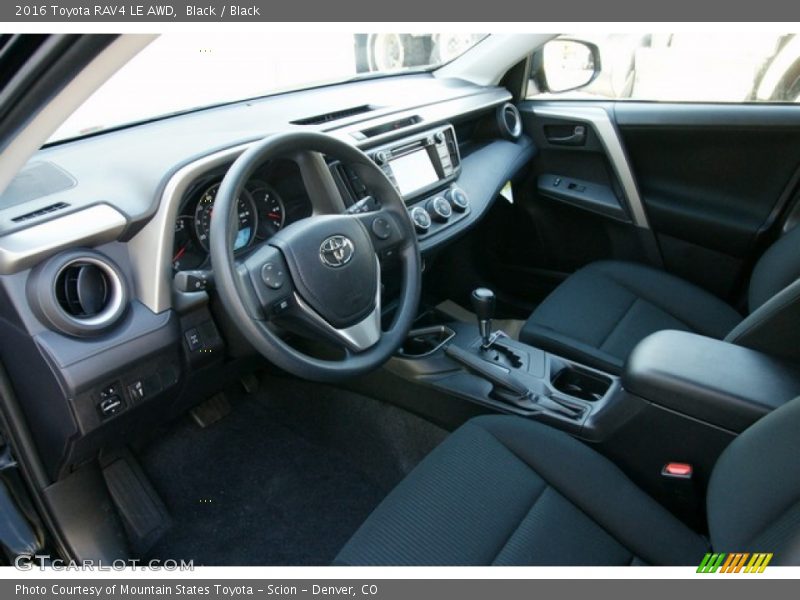 Black / Black 2016 Toyota RAV4 LE AWD