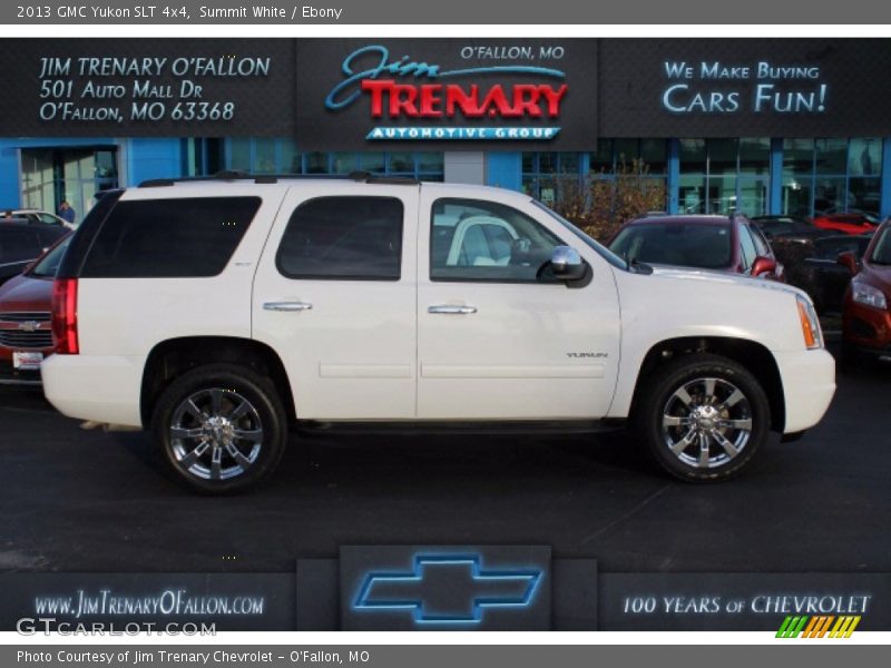Summit White / Ebony 2013 GMC Yukon SLT 4x4