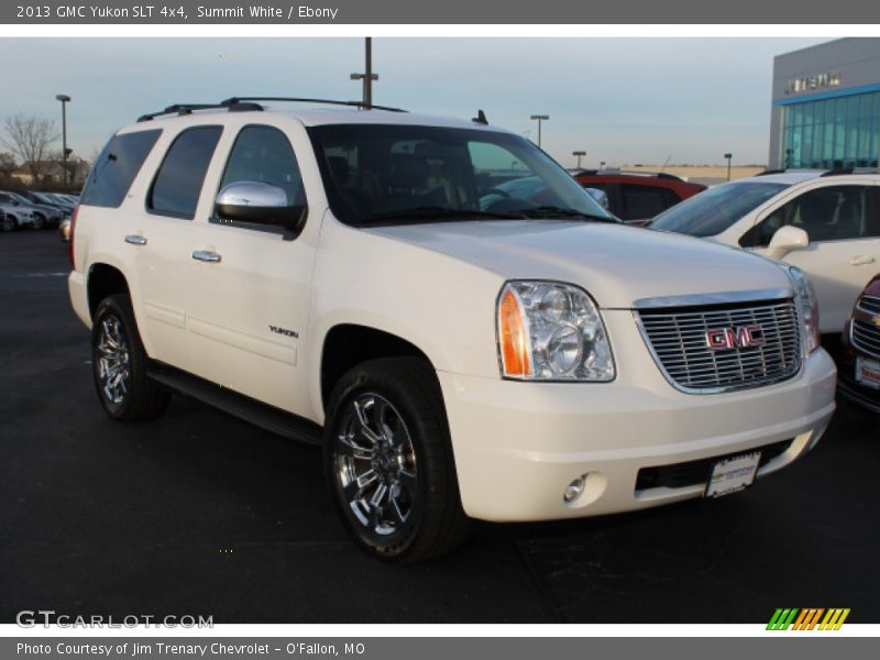 Summit White / Ebony 2013 GMC Yukon SLT 4x4