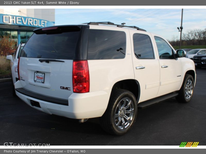 Summit White / Ebony 2013 GMC Yukon SLT 4x4