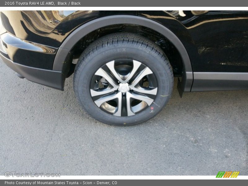 Black / Black 2016 Toyota RAV4 LE AWD
