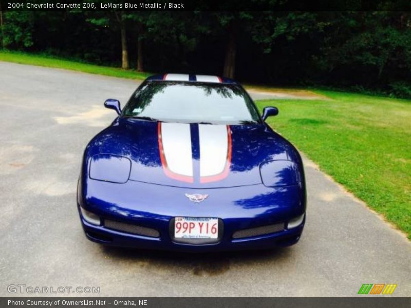 LeMans Blue Metallic / Black 2004 Chevrolet Corvette Z06