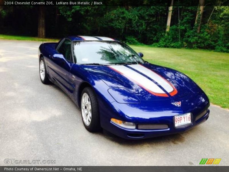 LeMans Blue Metallic / Black 2004 Chevrolet Corvette Z06