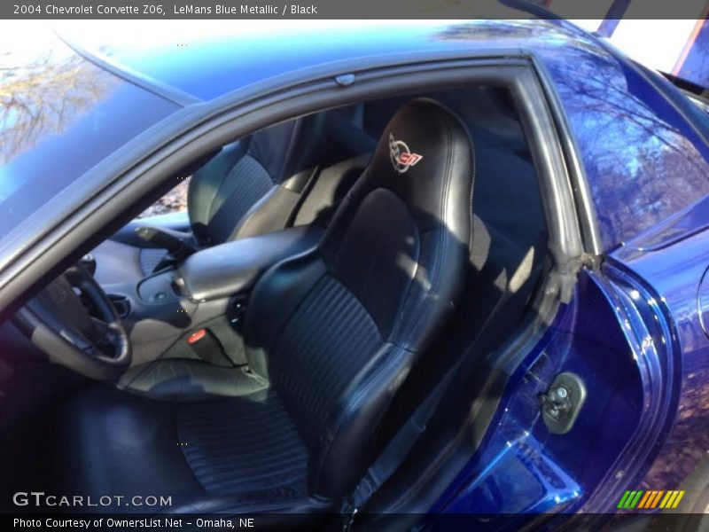 LeMans Blue Metallic / Black 2004 Chevrolet Corvette Z06