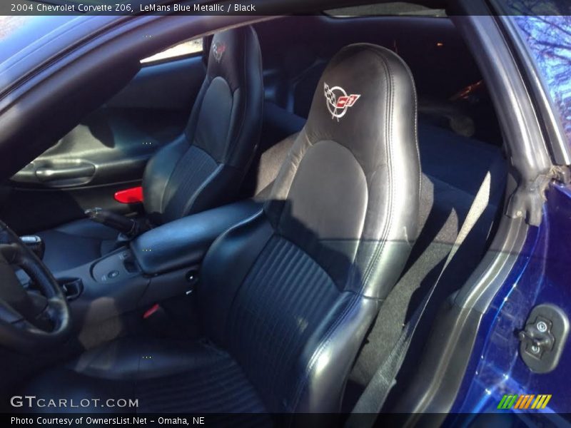 LeMans Blue Metallic / Black 2004 Chevrolet Corvette Z06