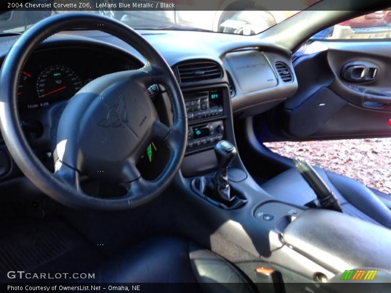 LeMans Blue Metallic / Black 2004 Chevrolet Corvette Z06