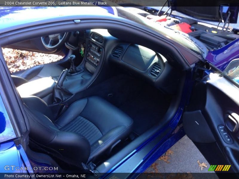 LeMans Blue Metallic / Black 2004 Chevrolet Corvette Z06