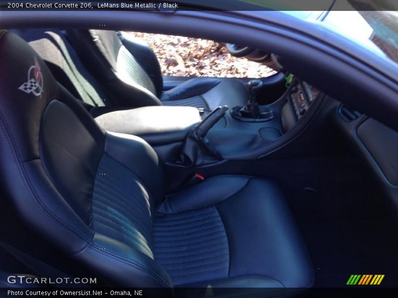 LeMans Blue Metallic / Black 2004 Chevrolet Corvette Z06