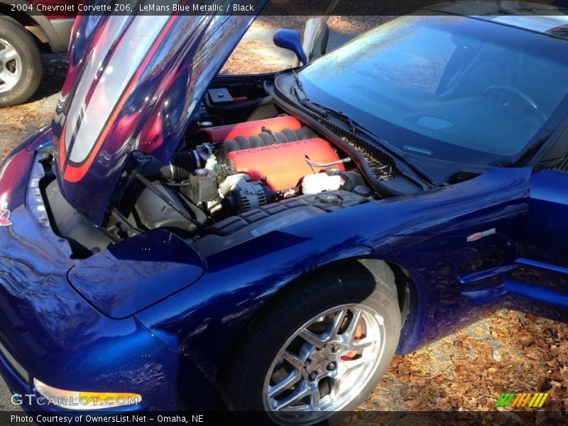 LeMans Blue Metallic / Black 2004 Chevrolet Corvette Z06