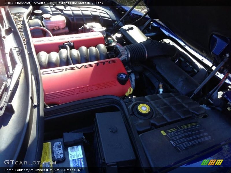 LeMans Blue Metallic / Black 2004 Chevrolet Corvette Z06
