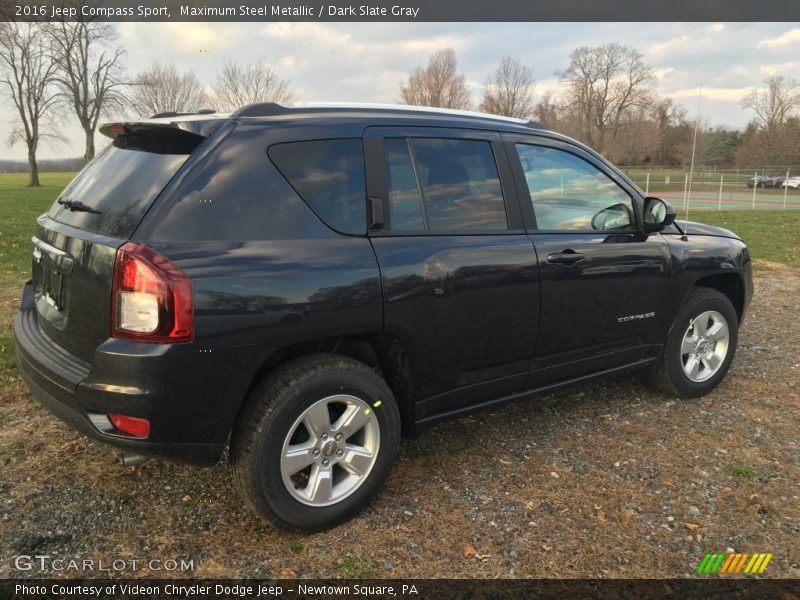 Maximum Steel Metallic / Dark Slate Gray 2016 Jeep Compass Sport