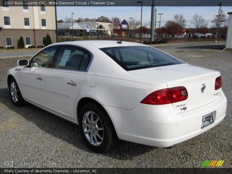 White Diamond Tricoat / Titanium Gray 2007 Buick Lucerne CXL