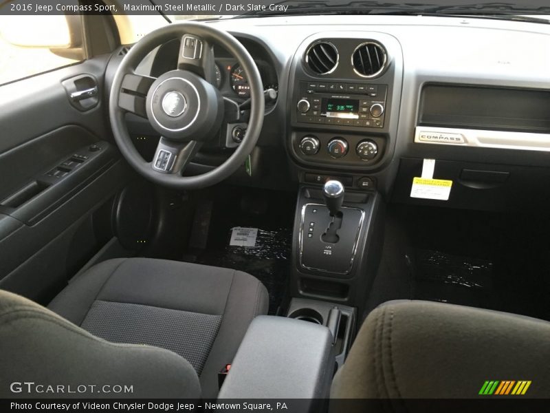 Maximum Steel Metallic / Dark Slate Gray 2016 Jeep Compass Sport