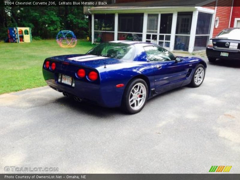 LeMans Blue Metallic / Black 2004 Chevrolet Corvette Z06