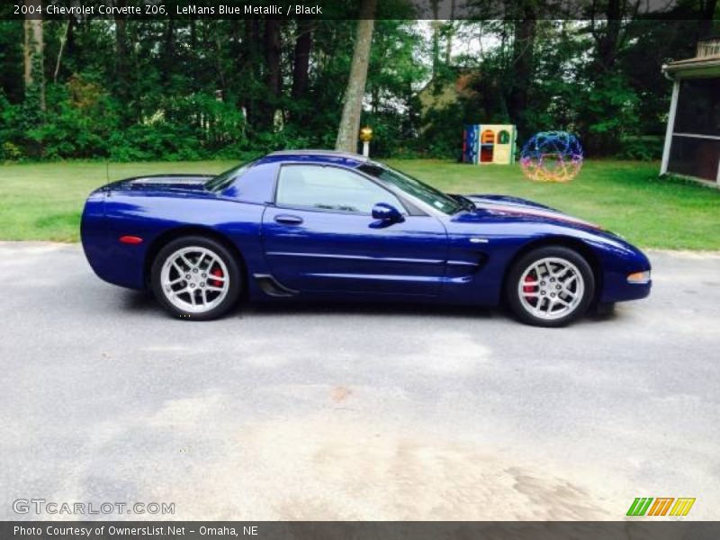 LeMans Blue Metallic / Black 2004 Chevrolet Corvette Z06