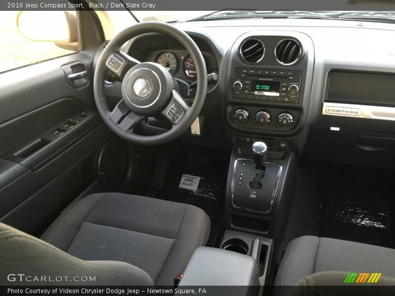 Black / Dark Slate Gray 2016 Jeep Compass Sport