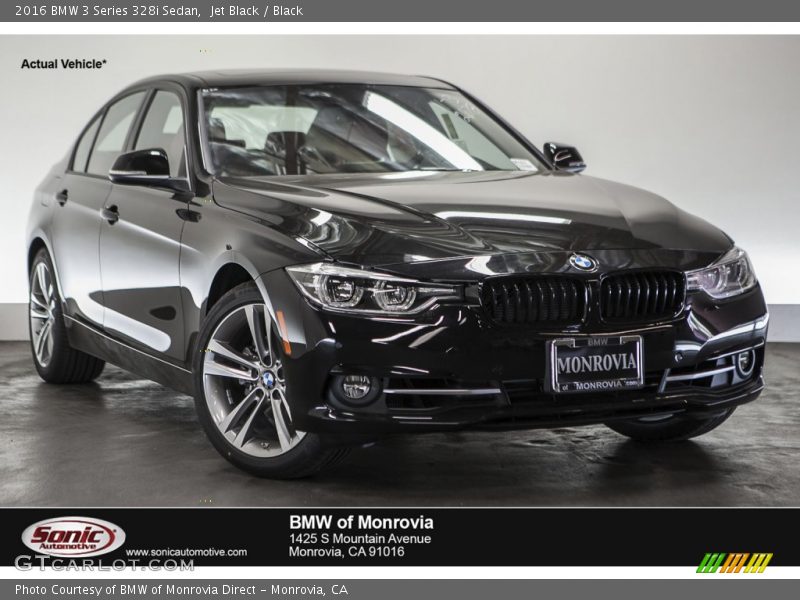 Jet Black / Black 2016 BMW 3 Series 328i Sedan