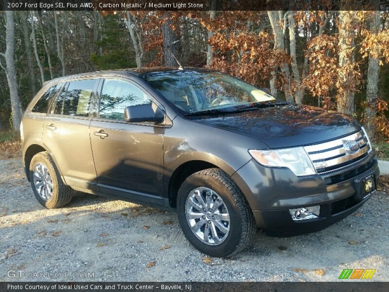 Carbon Metallic / Medium Light Stone 2007 Ford Edge SEL Plus AWD