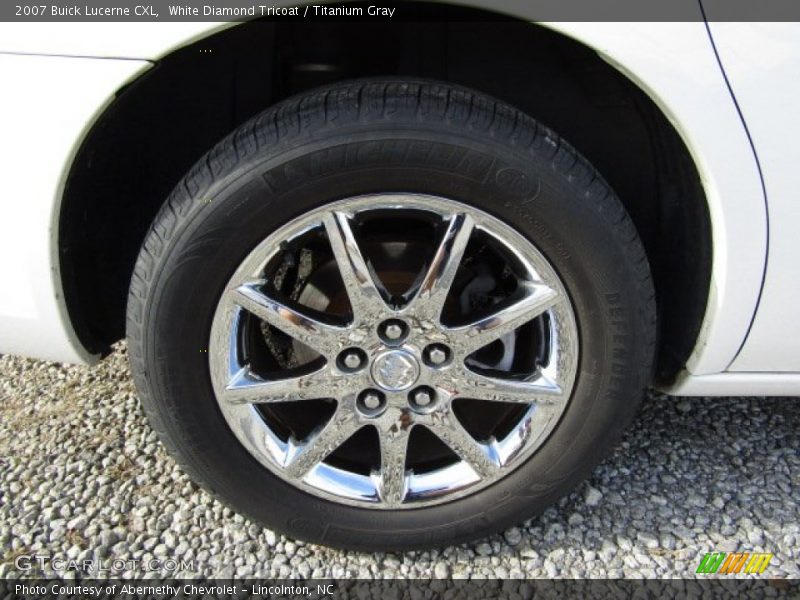 White Diamond Tricoat / Titanium Gray 2007 Buick Lucerne CXL