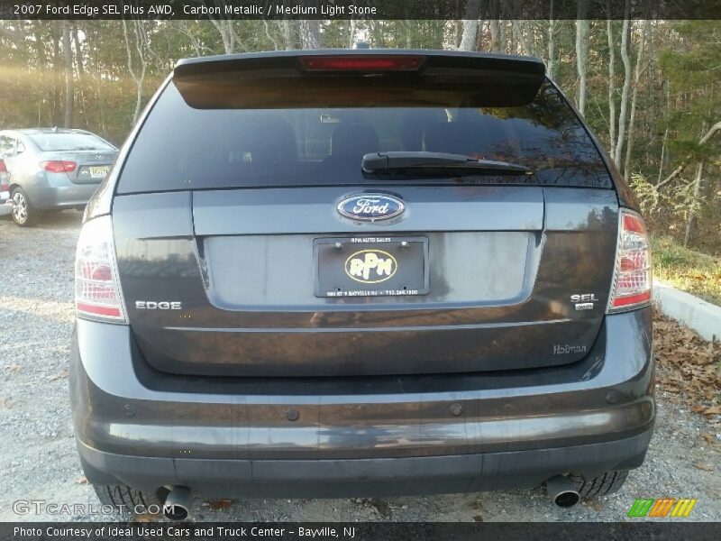 Carbon Metallic / Medium Light Stone 2007 Ford Edge SEL Plus AWD