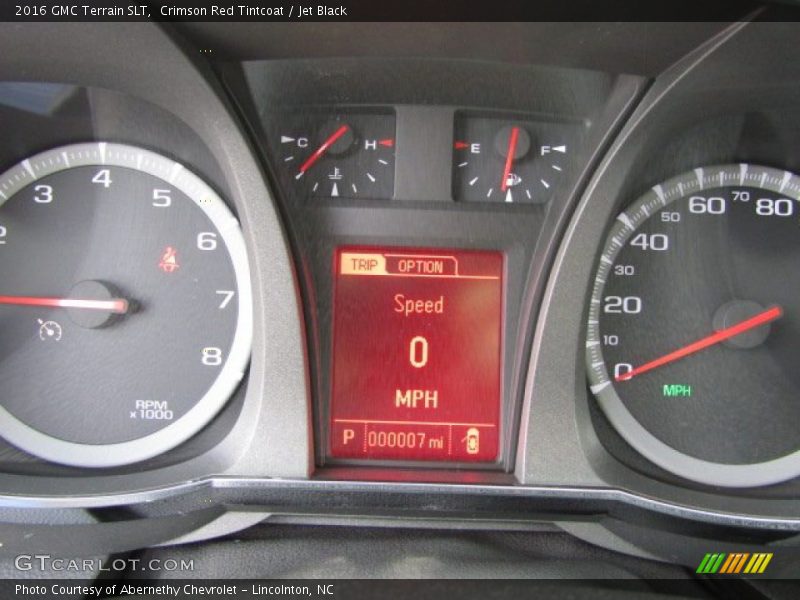 Crimson Red Tintcoat / Jet Black 2016 GMC Terrain SLT