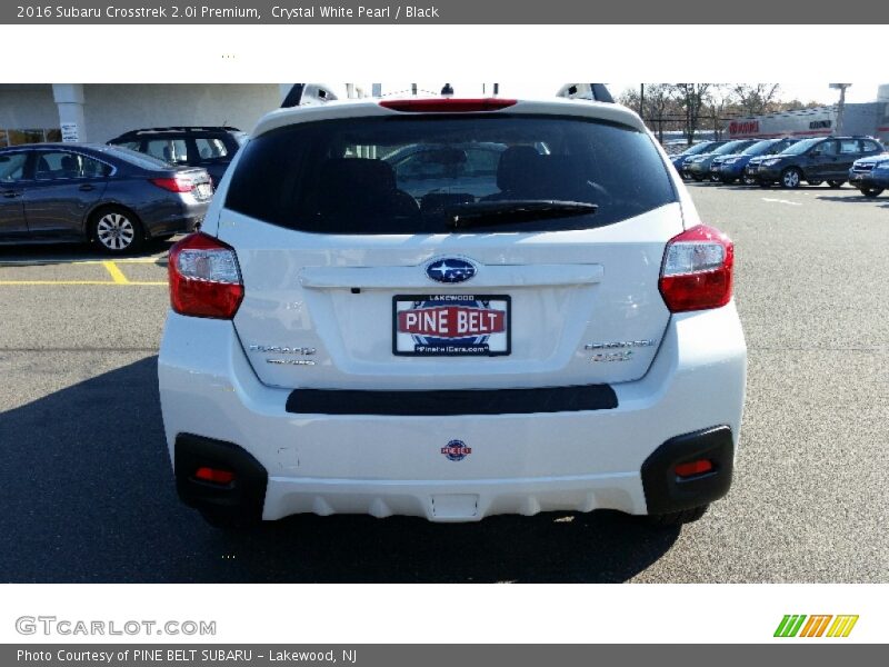 Crystal White Pearl / Black 2016 Subaru Crosstrek 2.0i Premium