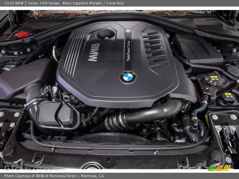  2016 3 Series 340i Sedan Engine - 3.0 Liter DI TwinPower Turbocharged DOHC 24-Valve VVT Inline 6 Cylinder