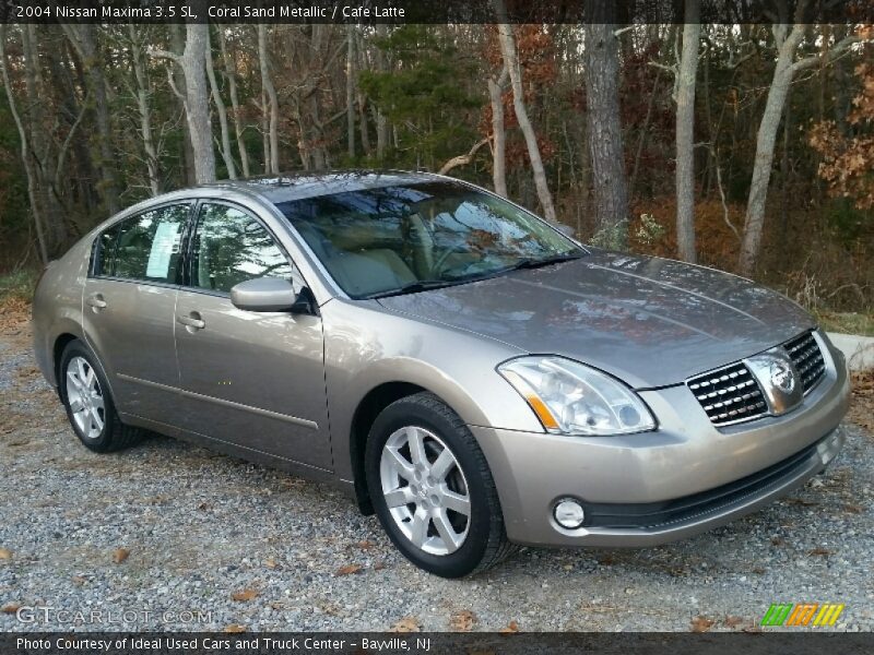 Coral Sand Metallic / Cafe Latte 2004 Nissan Maxima 3.5 SL