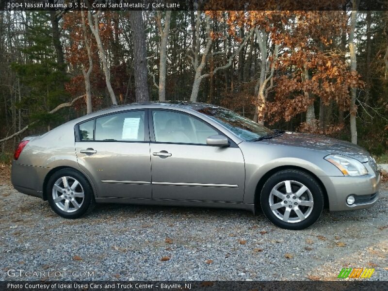 Coral Sand Metallic / Cafe Latte 2004 Nissan Maxima 3.5 SL