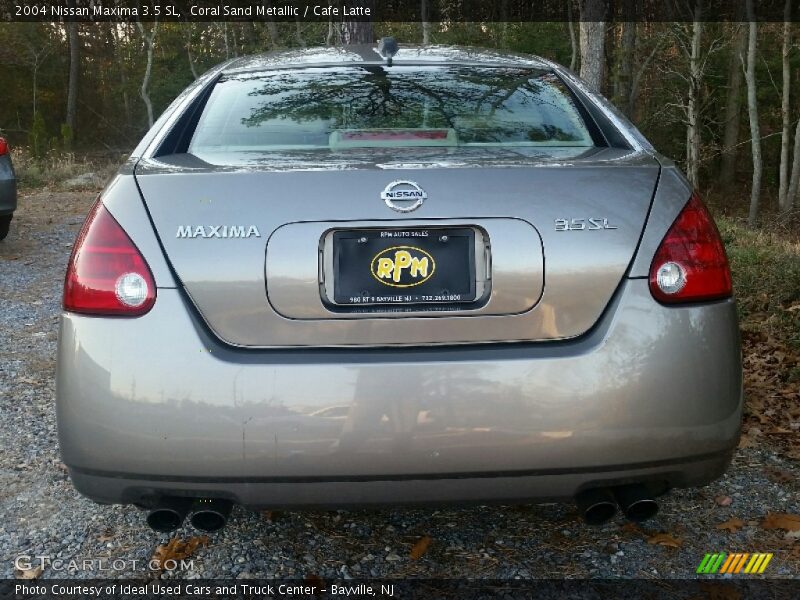 Coral Sand Metallic / Cafe Latte 2004 Nissan Maxima 3.5 SL